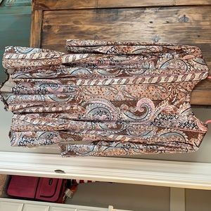 Velvet paisley romper